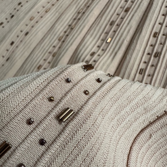 Sandro Beige A-Line Skirt - Picture 5 of 5